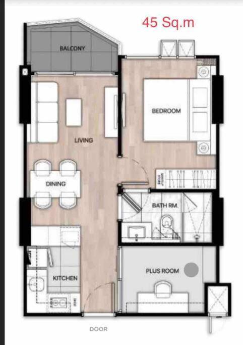 New & Cozy 2 Bedroom @ The Astra Sky River Chiang Mai Exterior foto