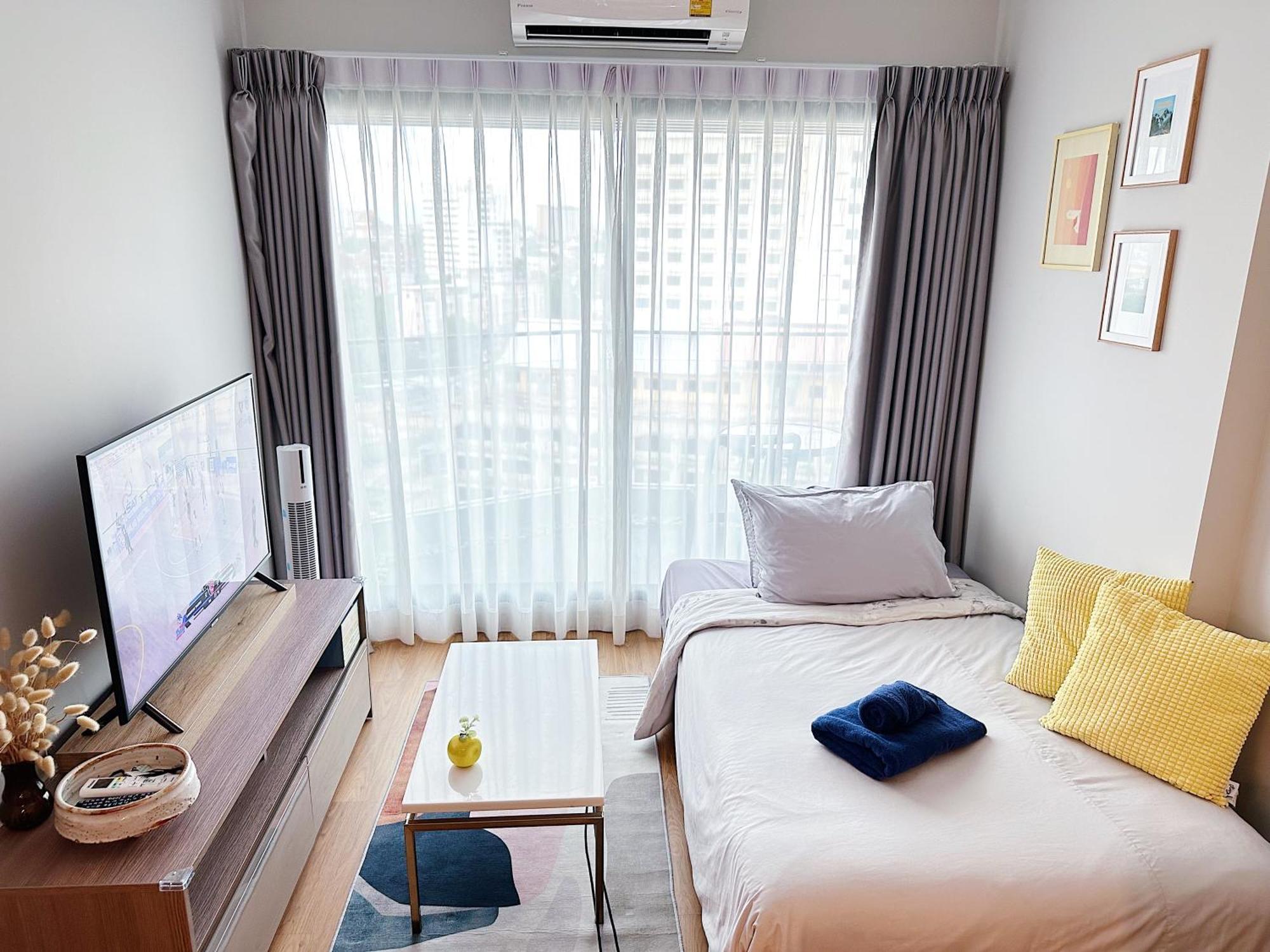 New & Cozy 2 Bedroom @ The Astra Sky River Chiang Mai Exterior foto